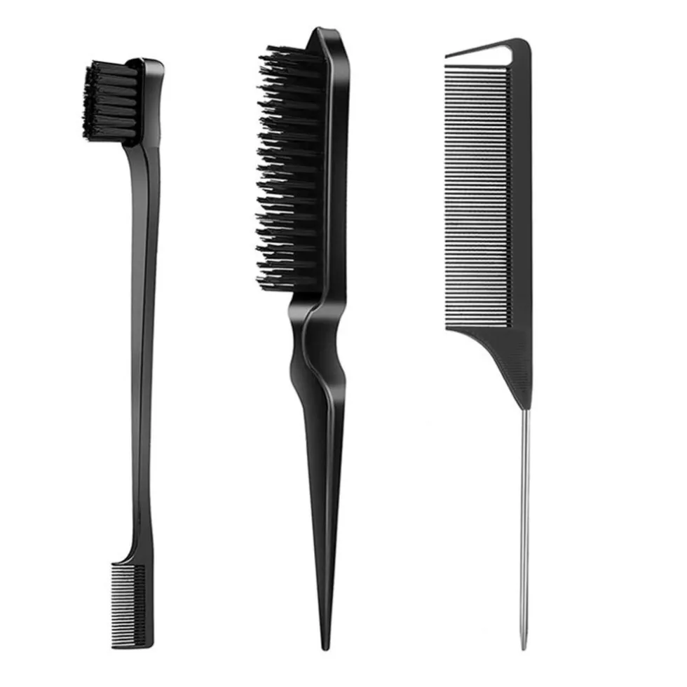 TBC Dual Edge Comb and Brush, 3 sets
