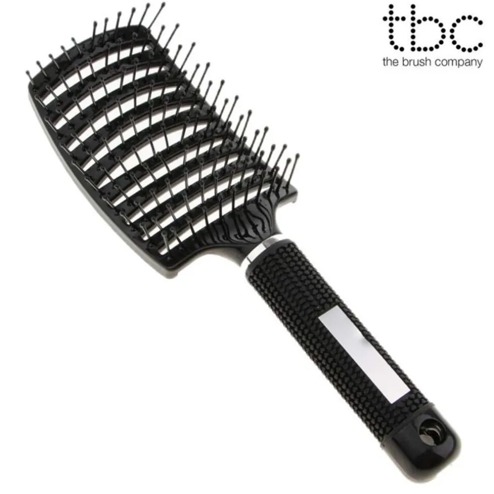 TBC Ontklittende Haarborstel, Vented Flex Curve