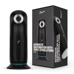 Teazers Automatische Masturbator met Driedubbele Stimulatie