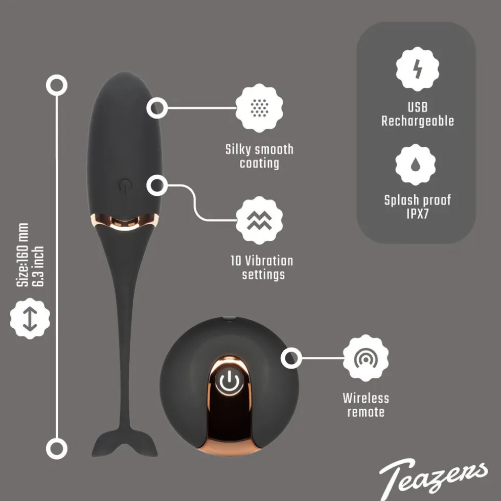 Teazers Luxe Vibrerend Ei Met Afstandsbediening