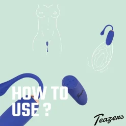 Teazers Vibrerend Ei met Afstandsbediening