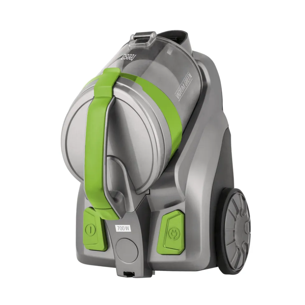 Teesa stofzuiger vacuum green zonder zak met hepa filter