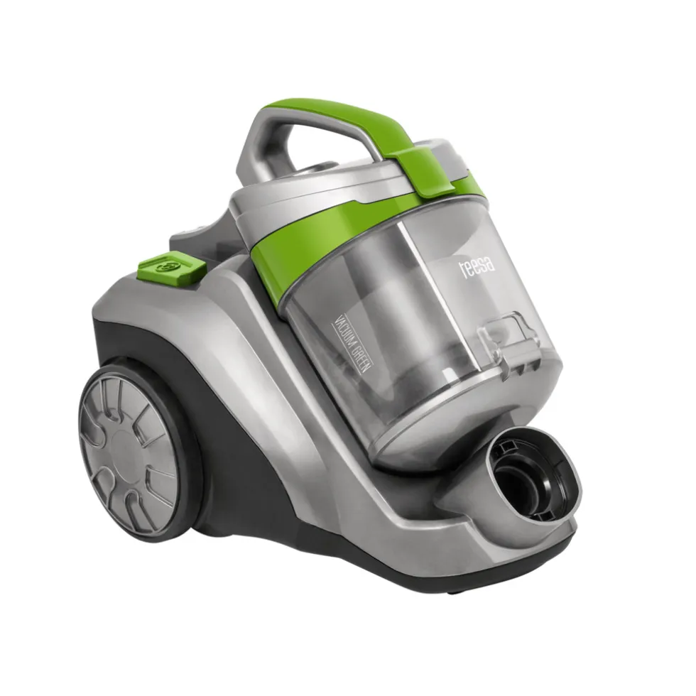 Teesa stofzuiger vacuum green zonder zak met hepa filter