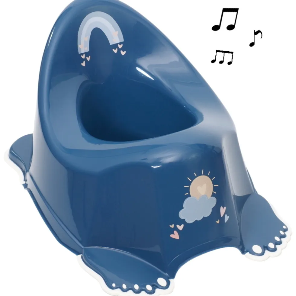 Tega Baby Meteo Navy Anti-slip Potje met Muziek