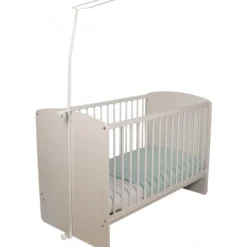 Tega Baby Wit Piekstok & Sluierstandaard met Klembevestiging
