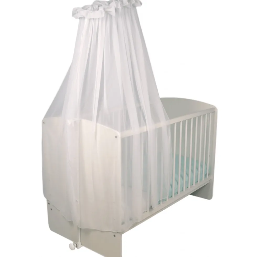Tega Baby Wit Piekstok & Sluierstandaard met Klembevestiging