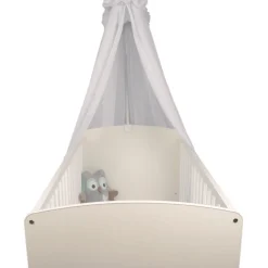 Tega Baby Wit Piekstok & Sluierstandaard met Klembevestiging