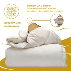 Ten Cate 100% Ganzendonzen 4-Seizoenen Dekbed