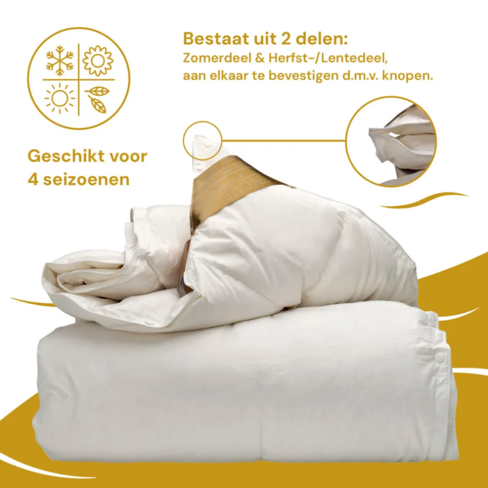 Ten Cate 100% Ganzendonzen 4-Seizoenen Dekbed