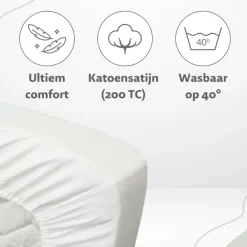 Ten Cate 100% Katoensatijnen Hoeslaken