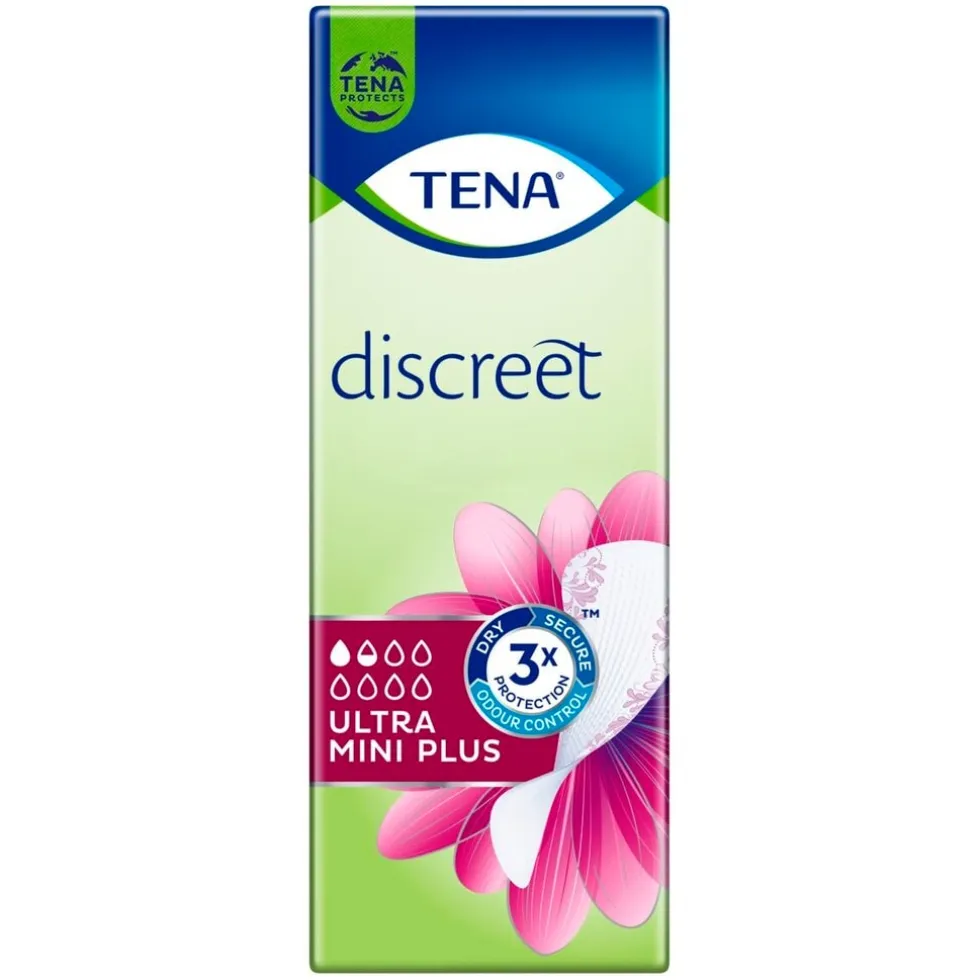 Tena Lady Discreet Ultra Mini Plus Inlegkruisjes