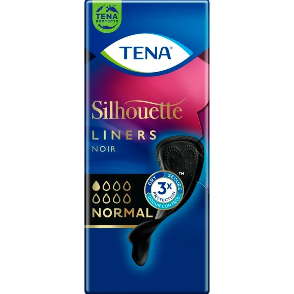 Tena Silhouette Noir Normal Inlegkruisjes