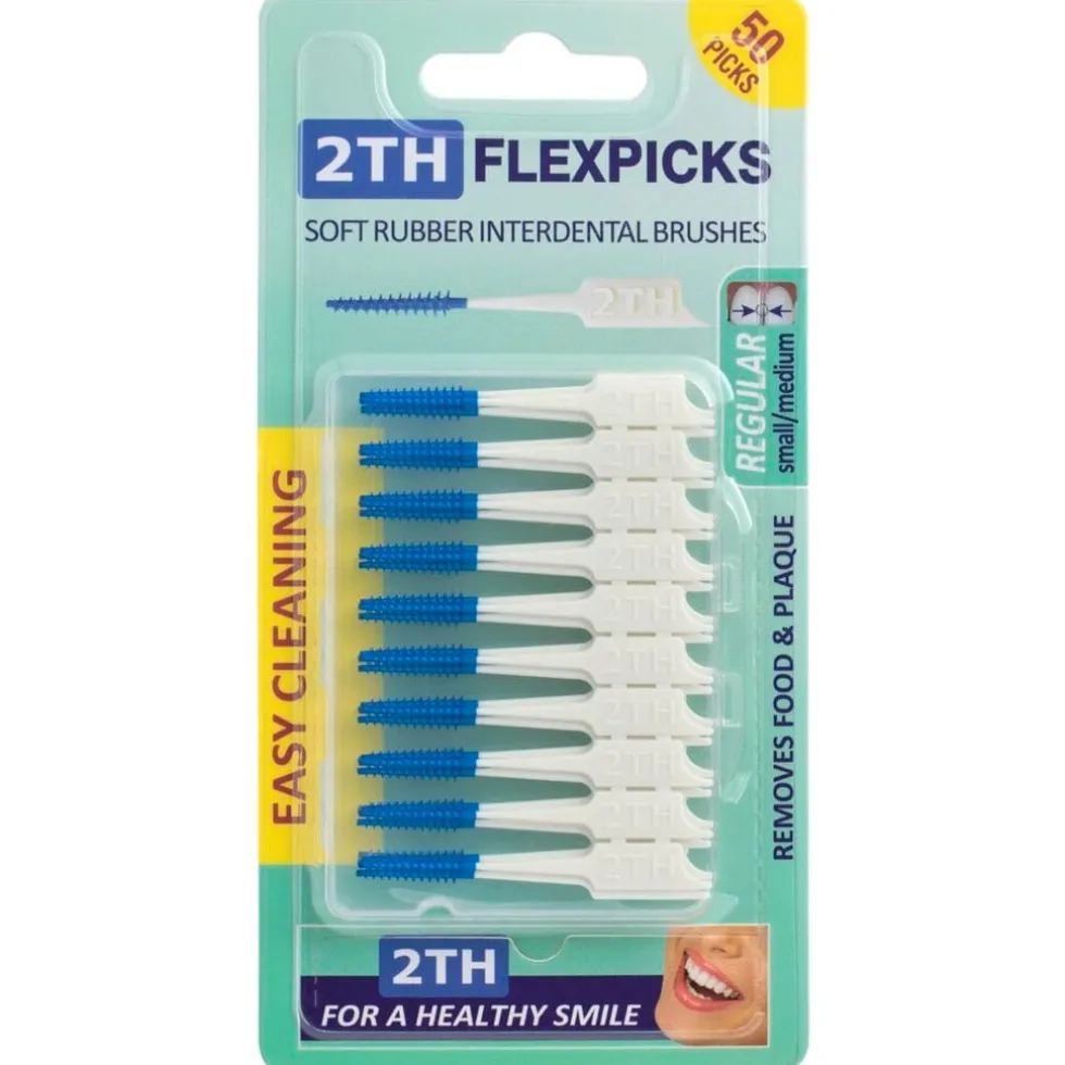 2TH Flexpicks Rubberen Interdentale Borsteltjes