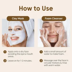 THANK YOU FARMER Rice Pure Clay Mask to Foam Cleanser