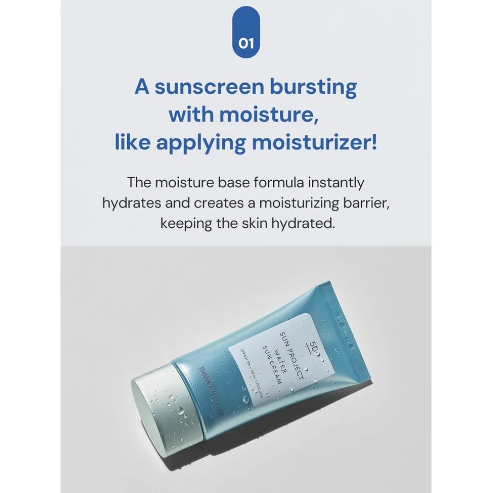 THANK YOU FARMER Sun Project Water Sun Cream