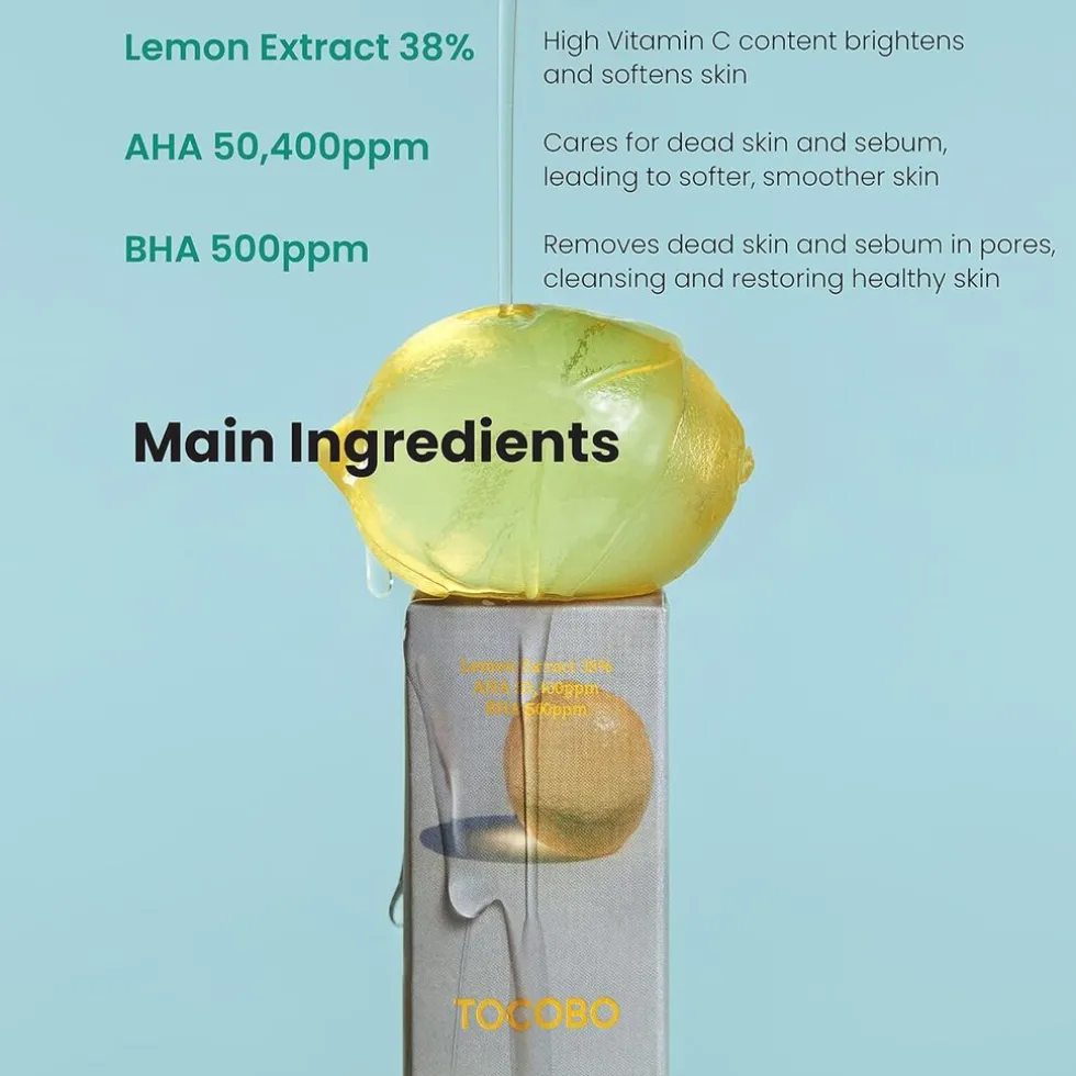 TOCOBO AHA BHA Lemon Toner