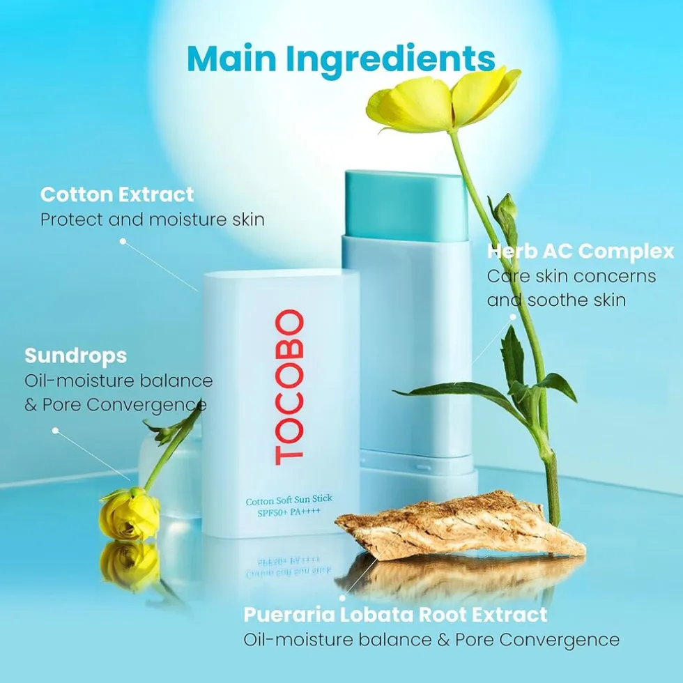 TOCOBO Cotton Soft Sun Stick SPF50+ PA++++