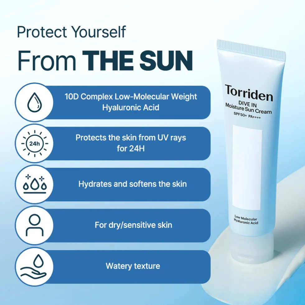 Torriden DIVE-IN Watery Moisture Sun Cream