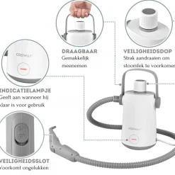 Trendmix handstoomreiniger met 10 accessoires
