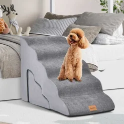 Trendmix twee delige huisdiertrap voor grote en kleine honden en katten met afneembare hoes