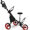 Trendmix Verstelbare Lichtgewicht Golf trolley Met 3 Wielen
