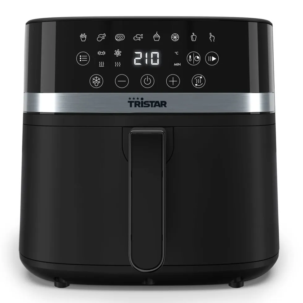 Tristar FR-9416 Digitale Airfryer 6L – Digitaal LED-touchscreen met 8 programma’s – Ruime 6L capaciteit