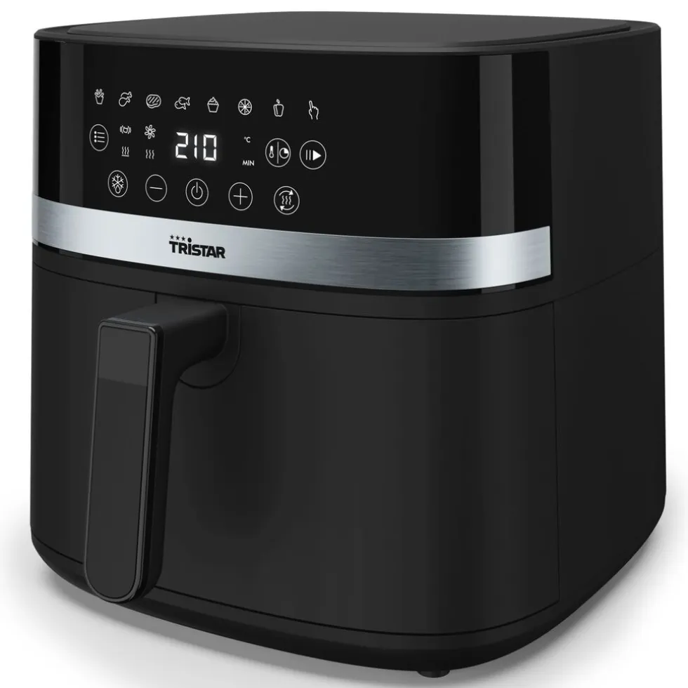 Tristar FR-9418 Digitale Airfryer 8L met Grote Capaciteit en Gebruiksvriendelijke Functies