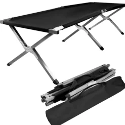Trizand veldbed opvouwbare stretcher met opbergtas