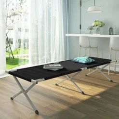 Trizand veldbed opvouwbare stretcher met opbergtas