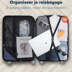 TRVLMORE Handbagage Koffer