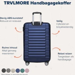 TRVLMORE Handbagage Koffer