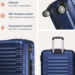 TRVLMORE Handbagage Koffer