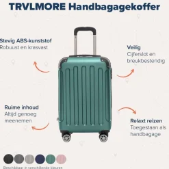 TRVLMORE Handbagage Koffer