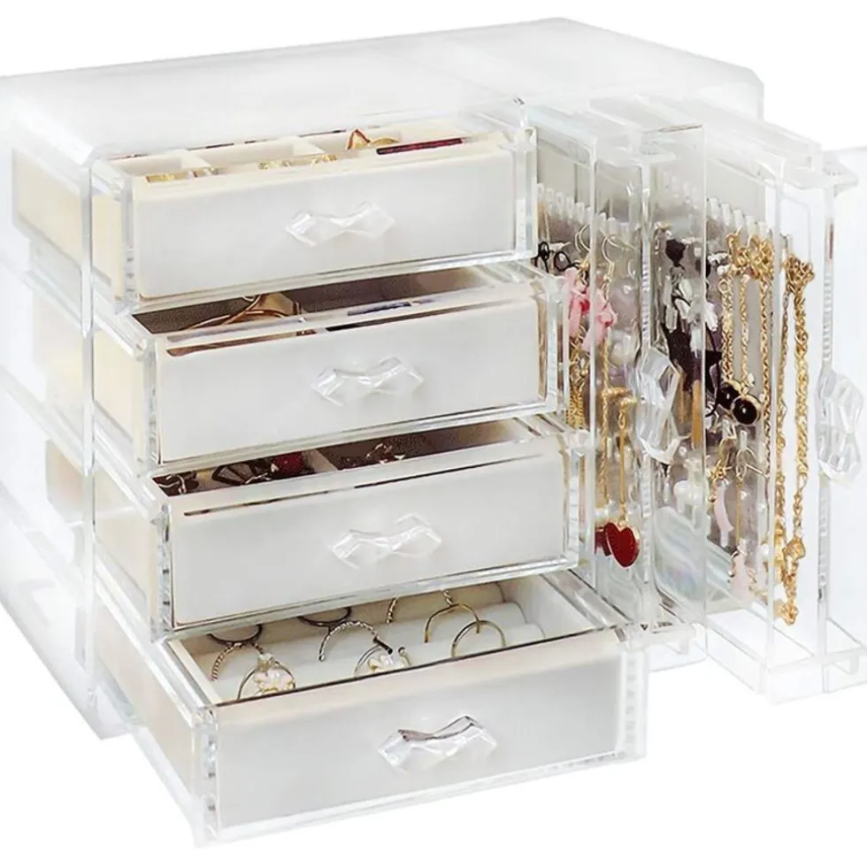 UNIQ Acryl Organizer voor Sieraden met 4 Laden, SF1142