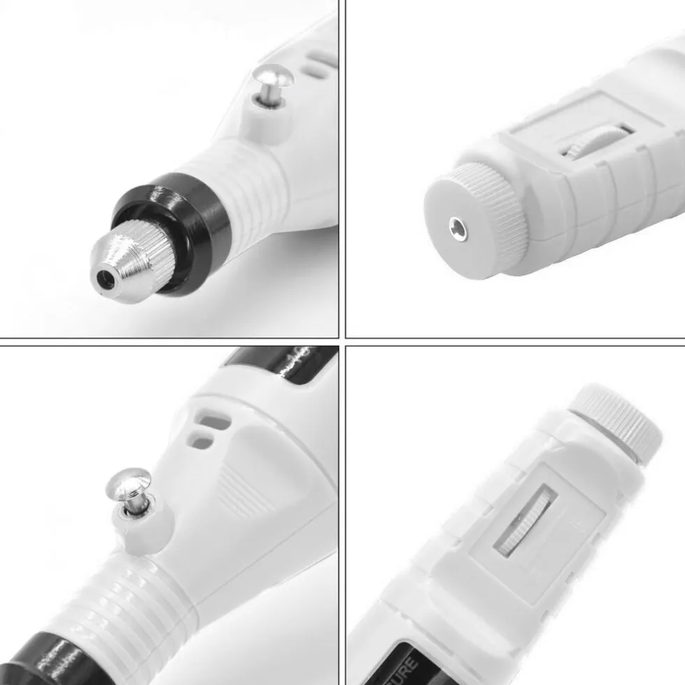 UNIQ Basic 6-in-1 Elektrische Nagelfrees, Compact USB Manicure & Pedicure Set