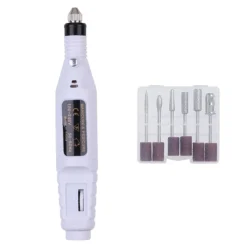 UNIQ Basic 6-in-1 Elektrische Nagelfrees, Compact USB Manicure & Pedicure Set