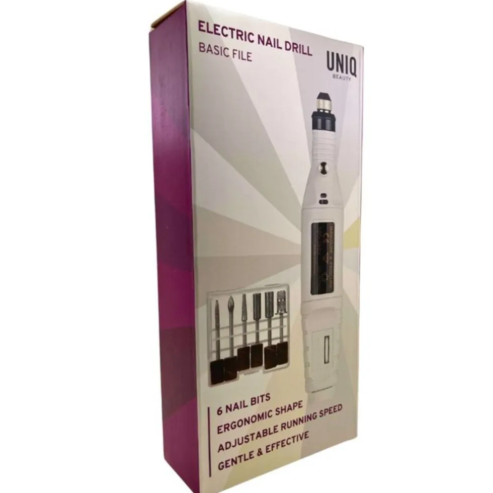UNIQ Basic 6-in-1 Elektrische Nagelfrees, Compact USB Manicure & Pedicure Set