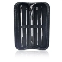 UNIQ Comedonenlepel Set – Complete Mee-eter Verwijder Set, RVS