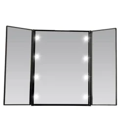 UNIQ Drievoudige Make-upmake-upspiegel met Led-verlichting