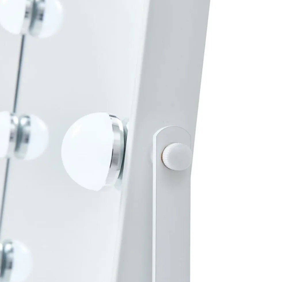 UNIQ New York Mega - Make-up Spiegel met 12 LED Lampen