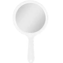 UNIQ Witte Tweezijdige Handmake-upspiegel Rond
