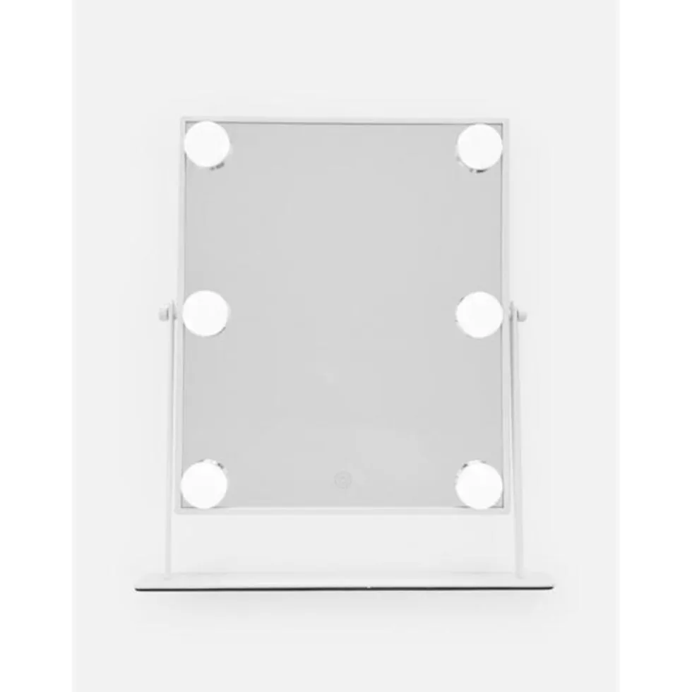 UNIQ Xl Hollywood Make-up Make-upspiegel met 6 Led Lampen en Aanraakfunctie