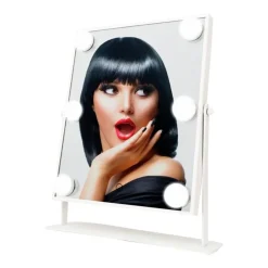 UNIQ Xl Hollywood Make-up Make-upspiegel met 6 Led Lampen en Aanraakfunctie