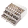 UNIQ Acryl Sieraden Organizer – 3 Laden, Transparant - J305