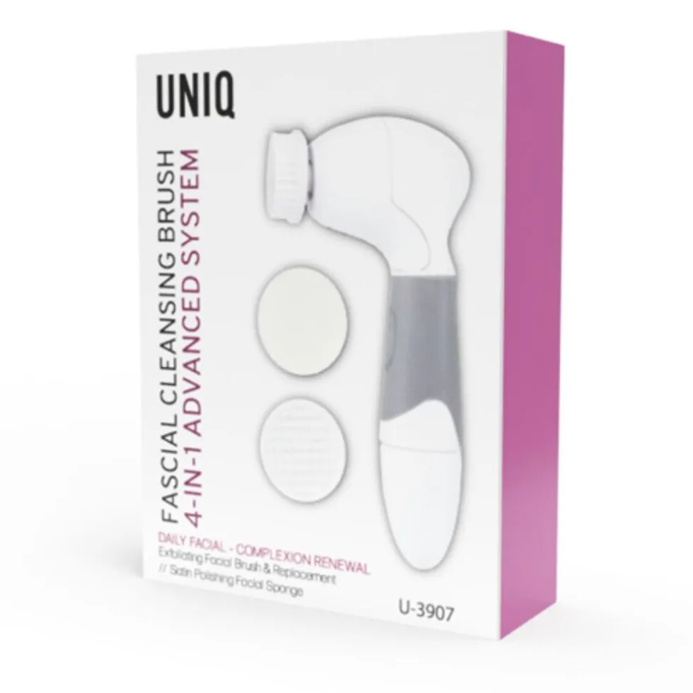 UNIQ 4‑in‑1 Elektrische Gezichtsborstel Oplaadbaar