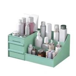 UNIQ Make‑up & Sieraden Organizer – 2 Laden, Mintgroen