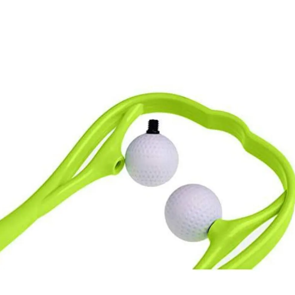 UNIQ Nek‑ & Schoudermassager – Handmatige Triggerpoint Roller, Verstelbaar, Groen
