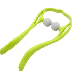 UNIQ Nek‑ & Schoudermassager – Handmatige Triggerpoint Roller, Verstelbaar, Groen