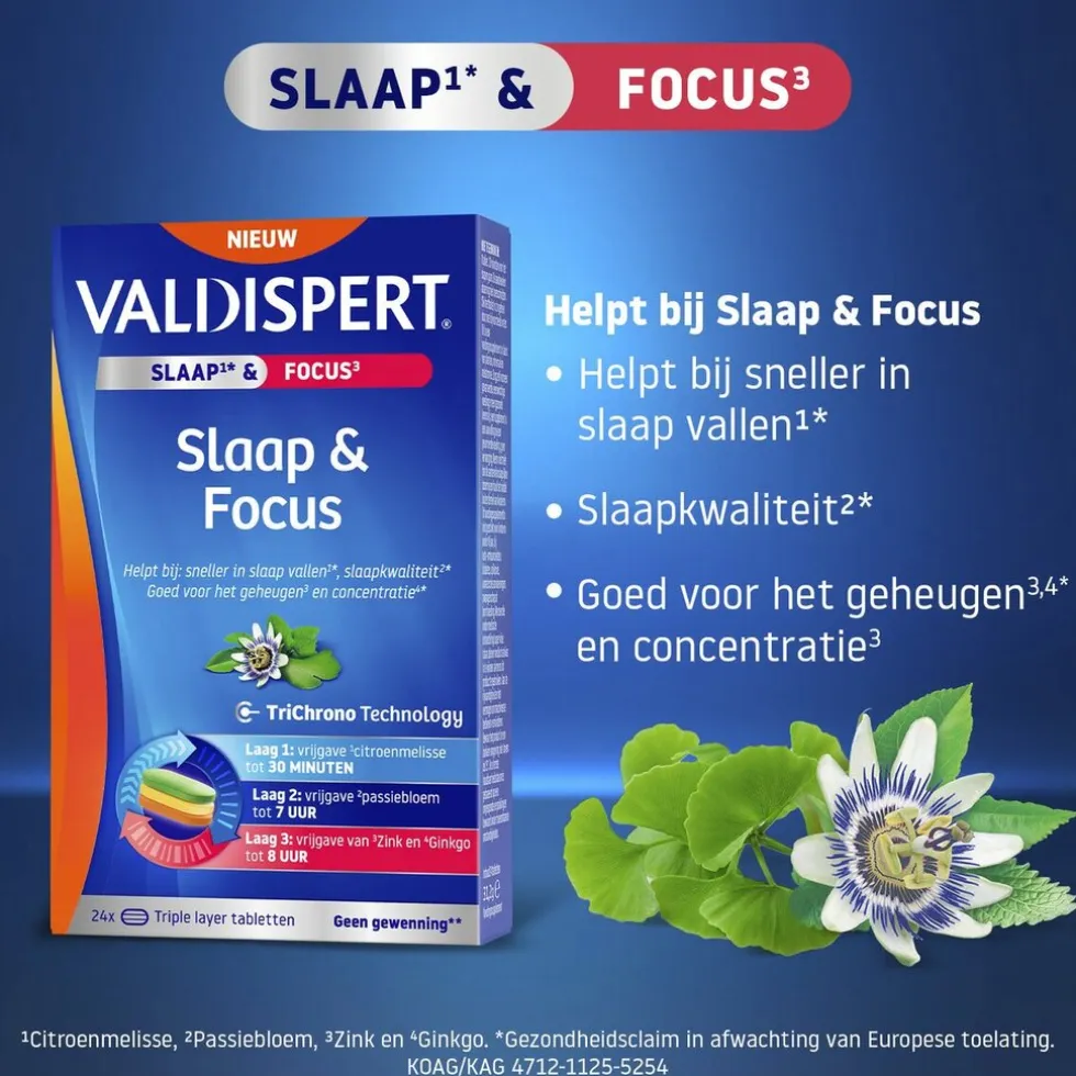 Valdispert Slaap & Focus Tabletten