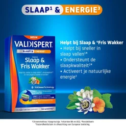 Valdispert Slaap & Fris Wakker Triple Layer Tabletten